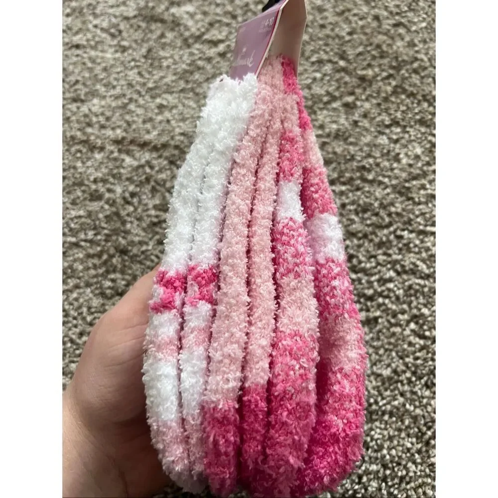 Hallmark Fuzzy Low Cut Easter Socks Woman’s Size 4-10 NEW 3 Pairs